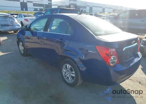 2013 Chevrolet Sonic Lt Auto z USA, uszkodzony, nr VIN 1G1JC5SB2D4169581